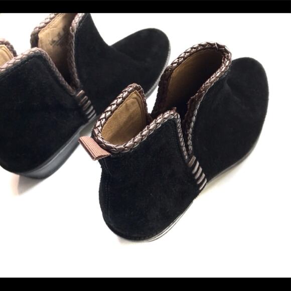 FRANCO SARTO Ricochet Black Suede Booties Sz 6.5M - Picture 4 of 9